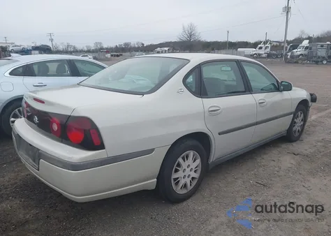 2004 Chevrolet Impala из США, поврежденный, VIN 2G1WF52E549350002
